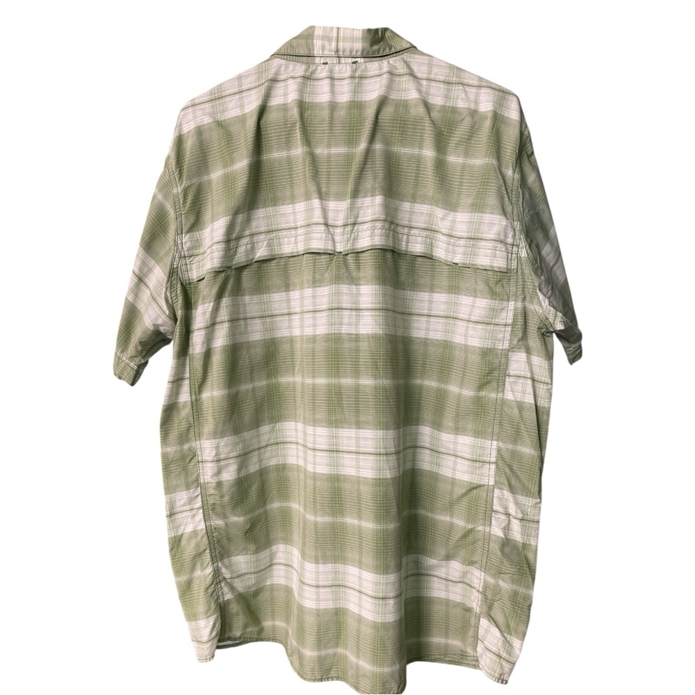 The North Face Green and White Casual Button Down Tech Shirt Men’s XL - Picture 6 of 8